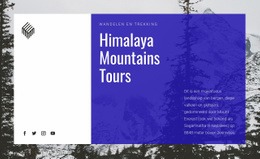 Himalaya Mountains Tours - HTML Site Builder