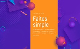 Faites Simple - Meilleure Maquette Gratuite