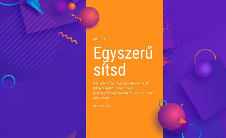 Egyszerűsítsd WordPress Téma