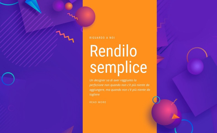 Falla semplice Modello HTML5