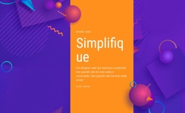 Simplifique - Inspiração Para O Design Do Site