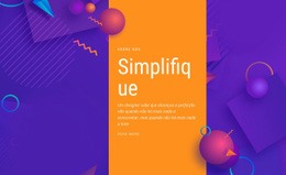 Simplifique - Modelo HTML5 Criativo Multiuso