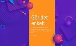 Gör Det Enkelt – Modernt WordPress-Tema