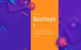 Basitleştir - Web Sitesi Tasarımı Ilhamı