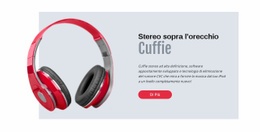 Cuffie Stereo - HTML Layout Builder