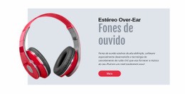 Fones De Ouvido Estéreo - Design Profissional Personalizável