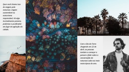 Descanse Na Natureza - Modelo HTML5 Personalizado