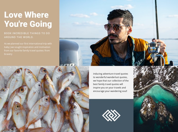 Fishing and hunting  CSS Template