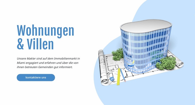 Gewerbeimmobilien HTML Website Builder