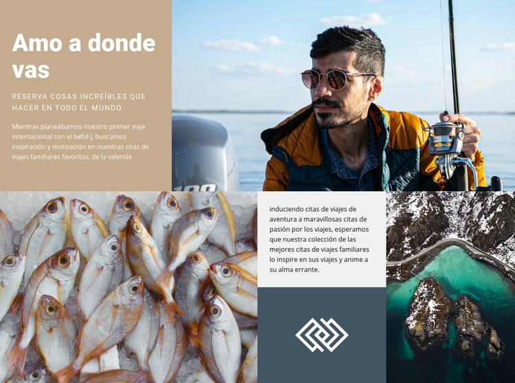 Pesca y caza Plantilla Joomla