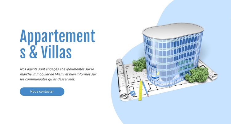 Immobilier commercial Modèles de constructeur de sites Web