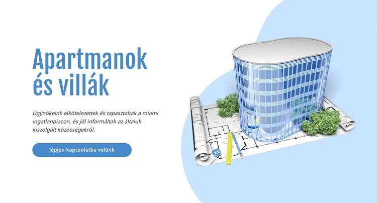 Kereskedelmi ingatlanok WordPress Téma