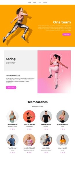 Teamcoaches - Persoonlijk Sjabloon