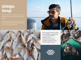 Balıkçılık Ve Avcılık Tam Genişlikte Şablon