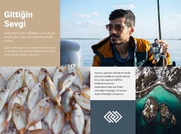 Balıkçılık Ve Avcılık Html5 Duyarlı Şablon