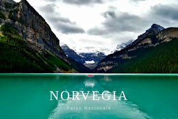 Viaggi In Norvegia - Modello Di Sito Web Professionale