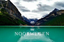 Reizen Door Noorwegen - HTML-Paginasjabloon
