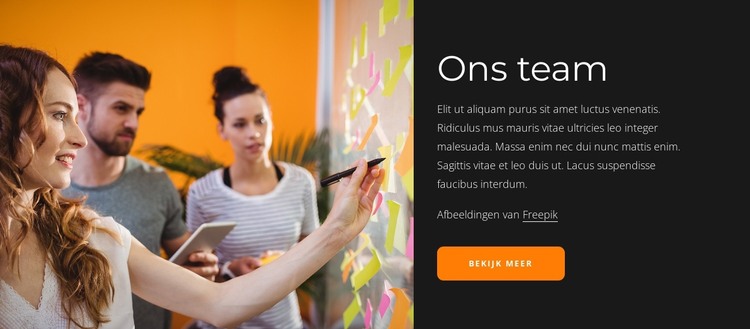 Wij ontwerpen digitale platforms HTML-sjabloon