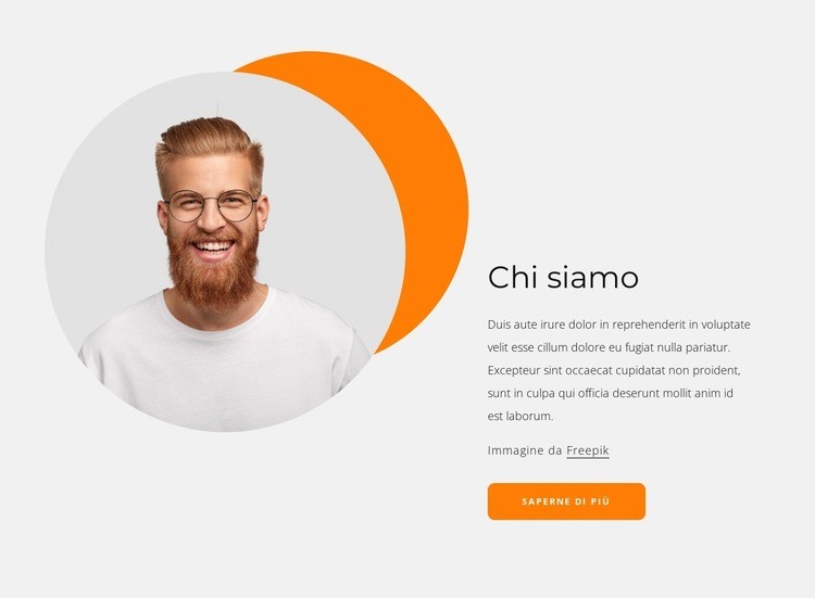 Siamo fautori del cambiamento Costruttore di siti web HTML