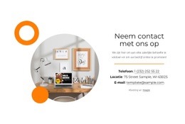 Contacten Met Vormen - HTML-Sjabloon Van Één Pagina