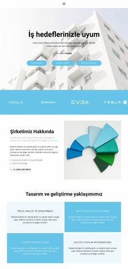 Genç Işadamları Birliği Için Çarpıcı HTML5 Şablonu