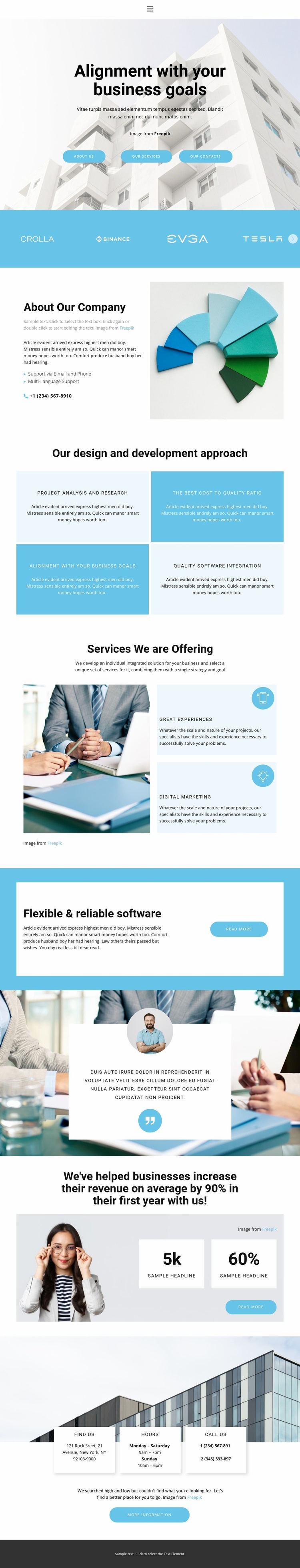 Union of young businessmen Web Page Design