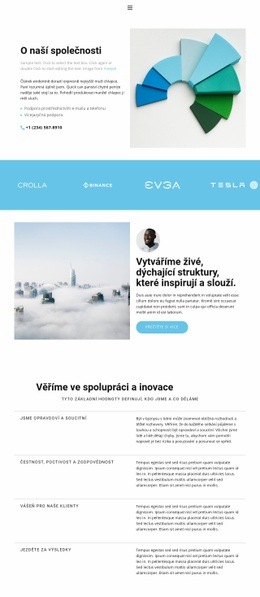 Vše O Spolupráci – Bezplatná HTML Šablona