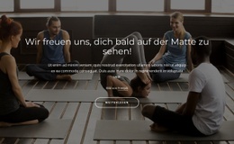 Traditionelle Yogapraxis - Modernes Website-Design