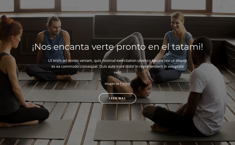 práctica de yoga tradicional Plantilla Joomla