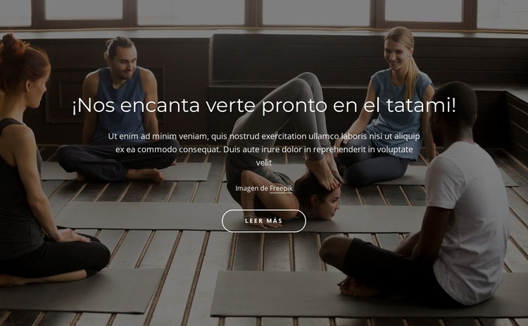 práctica de yoga tradicional Tema de WordPress