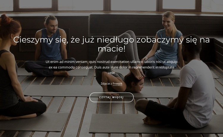 Tradycyjna praktyka jogi Motyw WordPress