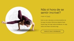 Modelo Exclusivo De Uma Página Para Exercícios Físicos Com Práticas Espirituais