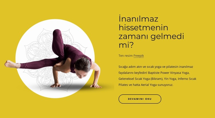 Manevi uygulamalarla fiziksel egzersizler CSS Şablonu