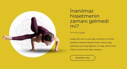 Manevi Uygulamalarla Fiziksel Egzersizler Için HTML Web Sitesi