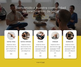 Demostración De Plantilla Para Nuestra Comunidad De Practicantes De Yoga