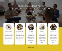 Notre Communauté De Pratiquants De Yoga – Modèle Premium