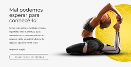 Design De Site Exercícios Com Práticas Espirituais Para Qualquer Dispositivo