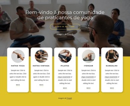 Nossa Comunidade De Praticantes De Yoga - Inspiração De Tema WordPress