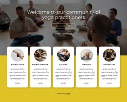 Vår Gemenskap Av Yogautövare - Website Creator HTML