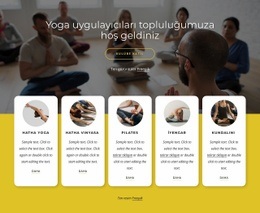 Yoga Uygulayıcıları Topluluğumuz - Website Creator HTML