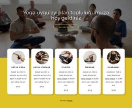 Yoga Uygulayıcıları Topluluğumuz Için Özel Bir Web Sitesi Tasarımı