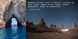 Rozvržení Webu Pro Vesmírné Krajiny