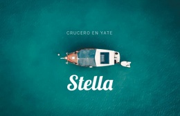 Crucero En Yate - Maqueta De Diseño Web