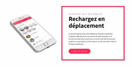 Rechargez En Déplacement - Maquette Web