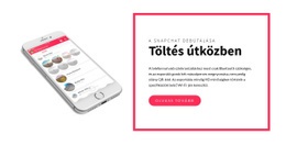 Töltés Útközben - Reszponzív Weboldal Tervezés