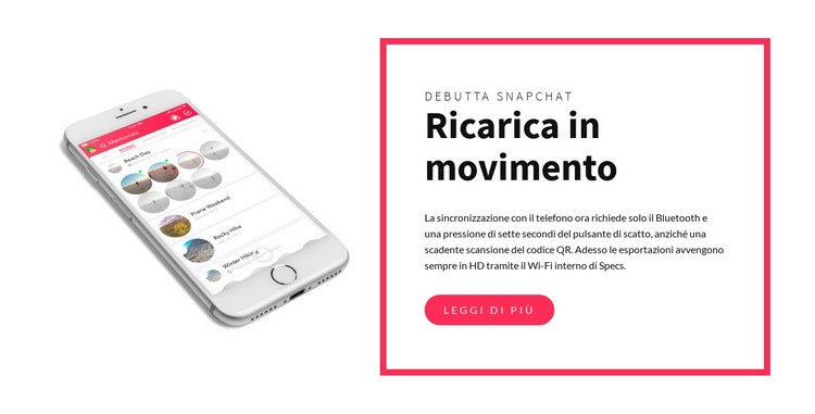 Ricarica in movimento Costruttore di siti web HTML