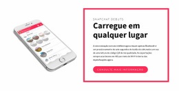 Tema HTML5 Para Carregue Em Qualquer Lugar