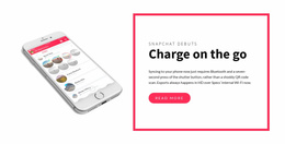 Charge On The Go - Simple Website Template