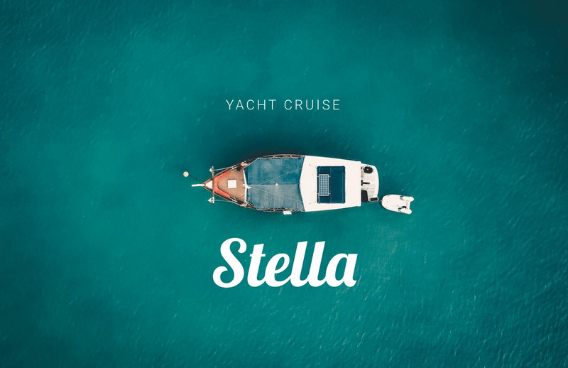 Ccruise on yacht  Wix Template Alternative