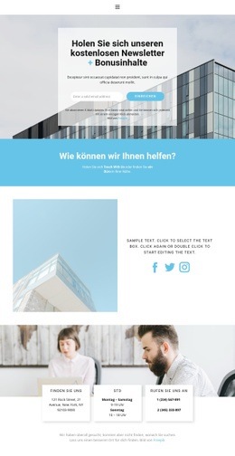 Office-Suche – Kostenlose Einseitenvorlage